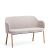 bejot flos sofa bez boje s drvenim nogama