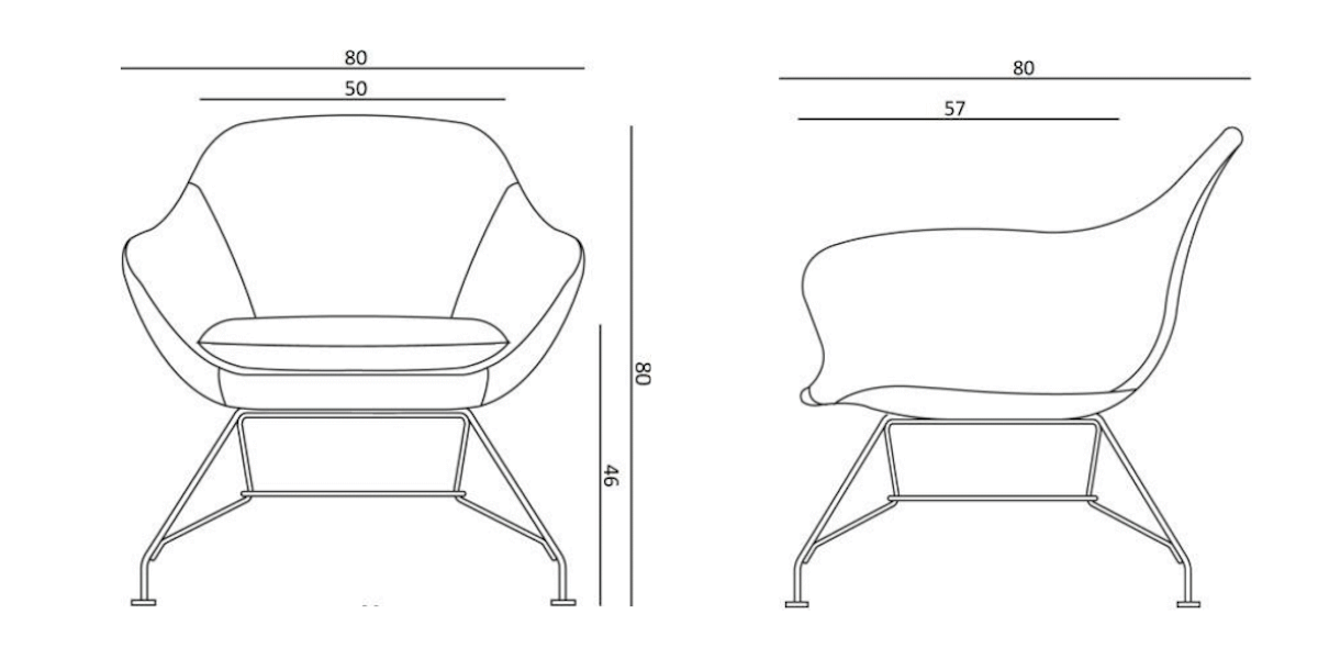 manta uredska stolica quinti dimenzije