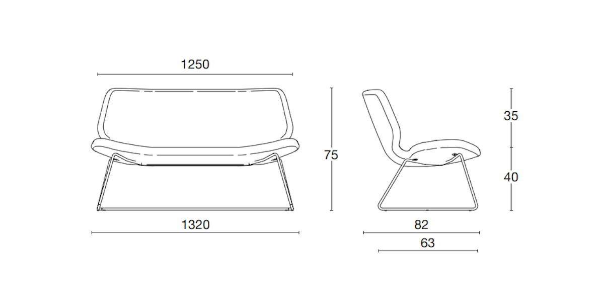 eon lounge sofa dimenzije