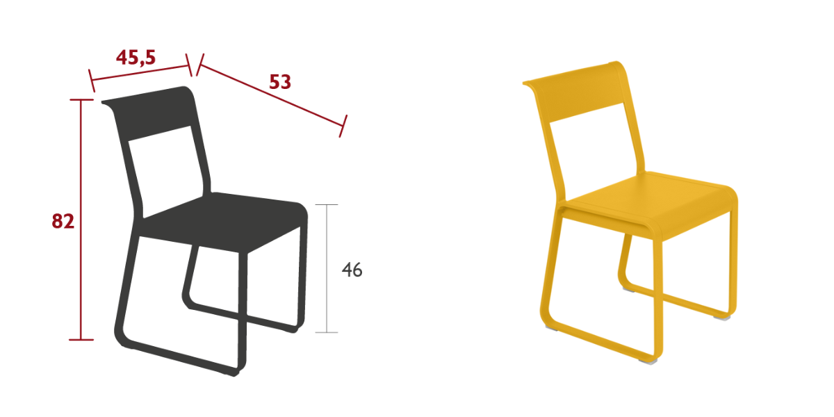 DIMENZIJE STOLICE ZA TERASU v2 bellevie